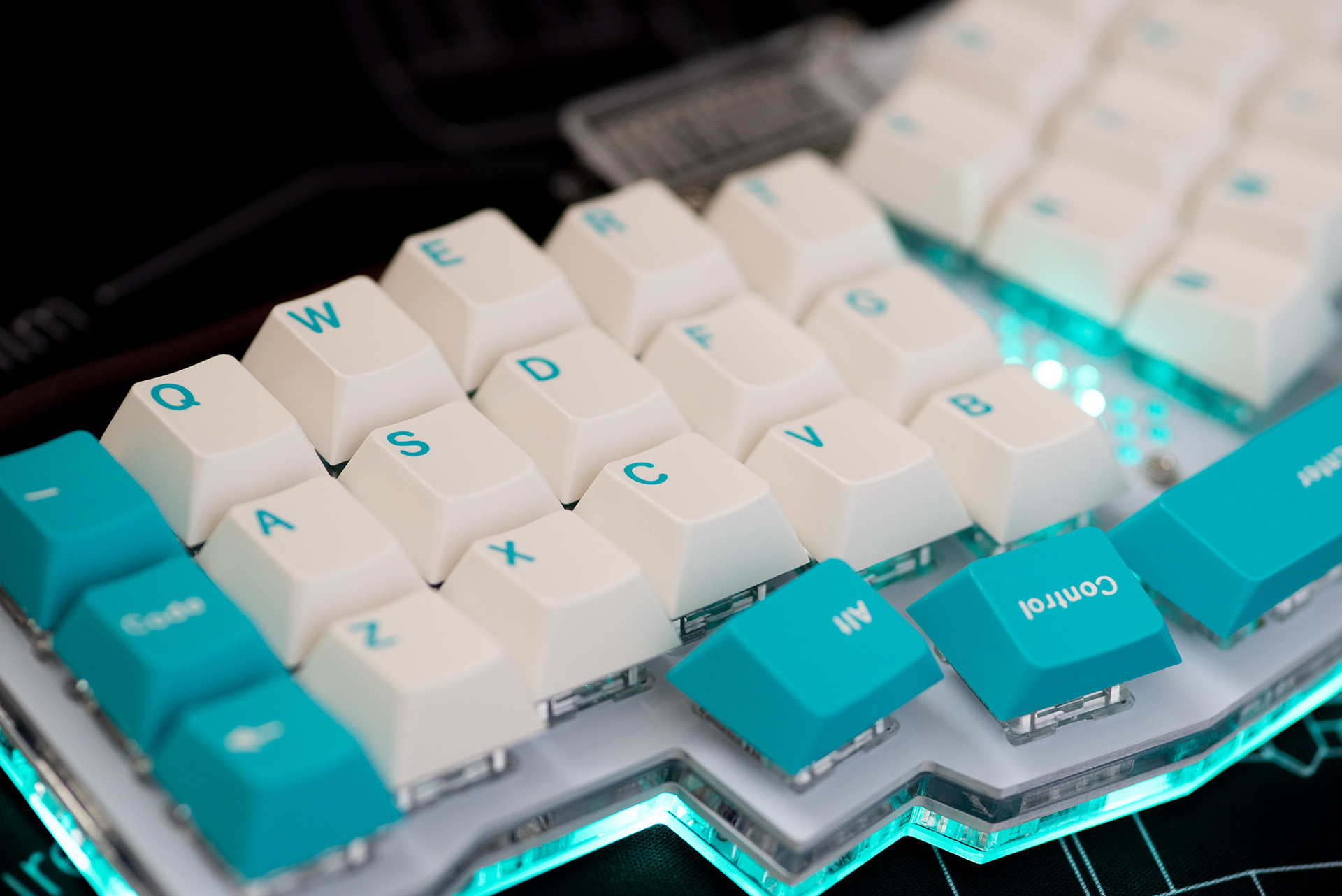 The completed Reviung 41 keyboard