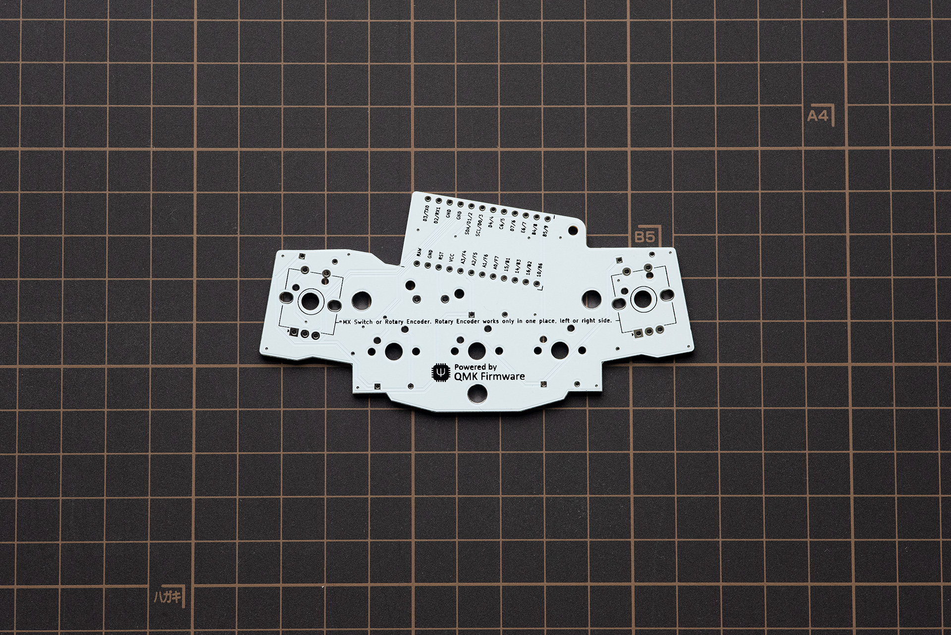 Front of the Reviung 5 PCB